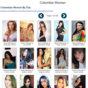 Colombian Women Dating – Free registration